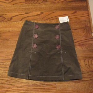 Anthropologie Ruth Grey Velvet Skirt - 4